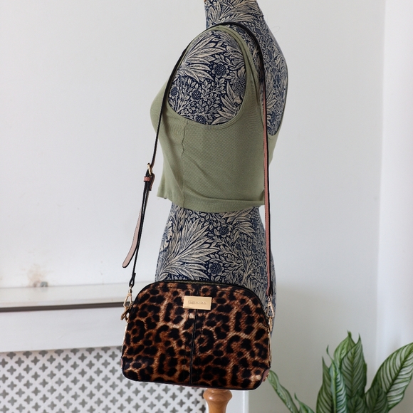 NWOT - River Island Leopard Print Cross Body Kettle Bag - Picture 2 of 10